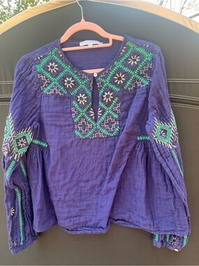 Christophe Sauvat Polska peasant  Embroidered blouse